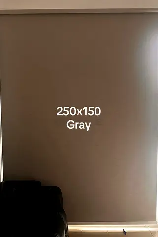 Elegant Gray Fabric Blind - 250x150