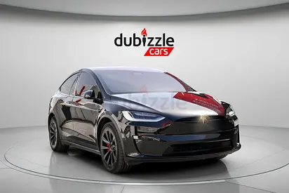 AED 4253/month | 2023 Tesla Model X Plaid | GCC Specs | Ref#421473