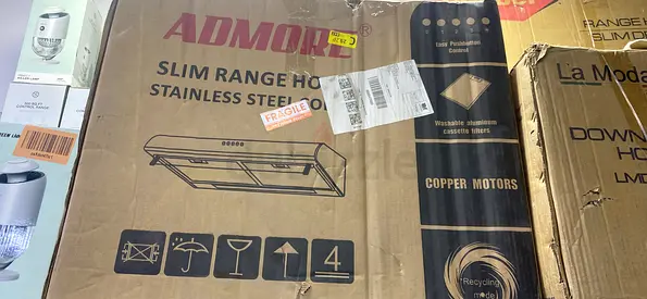 Admore Slim Range Hood - Stainless Steel