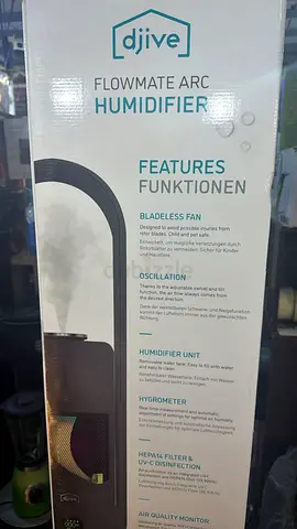 Djive Flowmate Arc Humidifier - Bladeless and Efficient