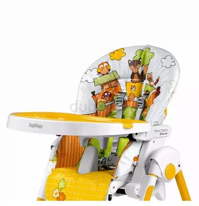 Brightly Colored Baby High Chair