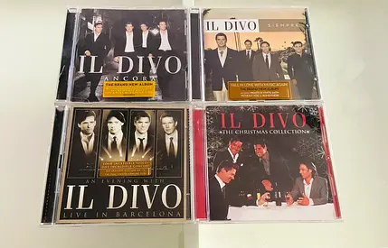 4 IL Divo Music CD’s