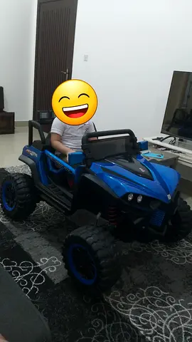 Blue Ride-On Electric Car for Kids