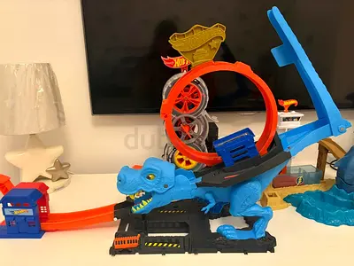 Dinosaur Themed Toy Race Track Set