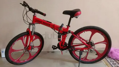 Land Rover Folding Mountain Bike – Red | Excellent Condition