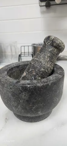 Vintage Stone Mortar and Pestle Set
