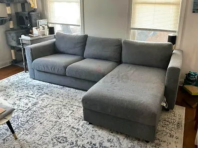 Ikea Vimle L Shape Sofa dark gray with Storage