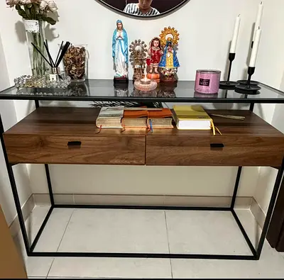 Elegant Console Table with Drawers