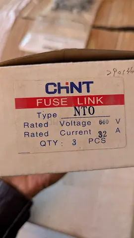 CHNT NTO Fuse Link - 660V, 32A, 3 Pieces