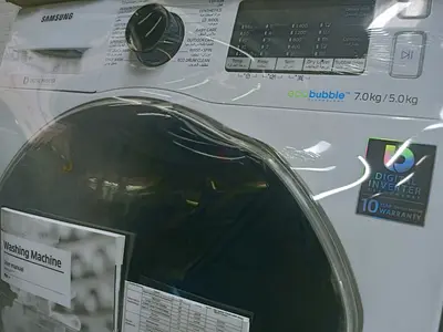 Samsung Eco Bubble Washing Machine for Sale, 2in1 white color 7/5 with dryer, delivery installation