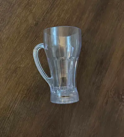 Free 1Pc Acrylic Flash Light Up Cups LED Flashing Color