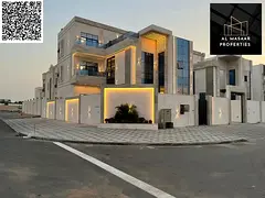 Luxury villa in Al-Haliyo 2 with a swimming pool, rooftop terrace, spacious outdoor seating area, el