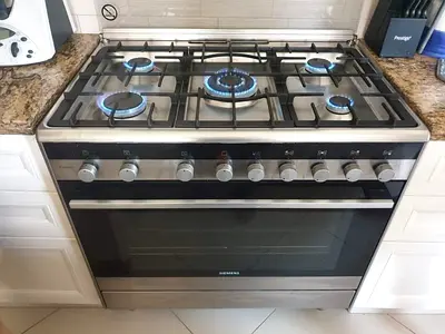 Siemens Italian 5 Burner Full Gas Cooker Range 90×60 cm