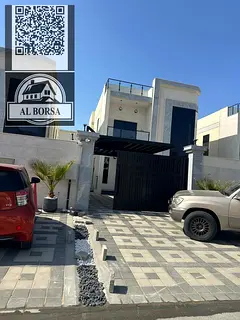 🏡 For sale: Super deluxe villa in Al Rawda 3, Ajman. 5 master bedrooms, majlis, 2 living rooms, 2