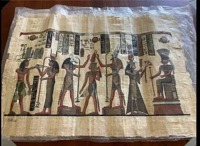 Ancient Egyptian Papyrus Art