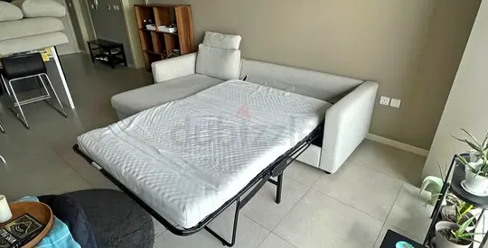 Ikea vimle L shape sofa bed with mattress
