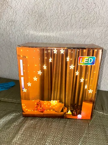 Ramadan Decorations for Home 3M 120 LED Decorative String Curtain Ramadan Lights Moons and Stars