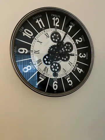 OC Home Vintage Gear Design Wall Clock – Premium Décor
