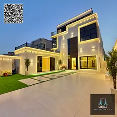 Brand New Luxury 5-Master Bedroom Villa for Sale | 2nd Plot from Sheikh Ammar Street | AED 2,950,000