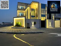 For sale: a luxurious villa with a European design, fully equipped, at a negotiable price with the p
