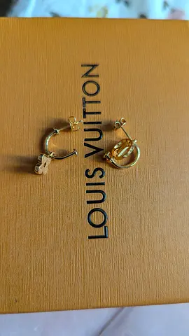 Louis Vuitton Gold Hoop Earrings