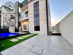 First Occupancy Villa for Sale in Al Zahya with Private Swimming Pool