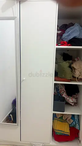 Stylish Ikea 3 door White Wardrobe with Ample Storage