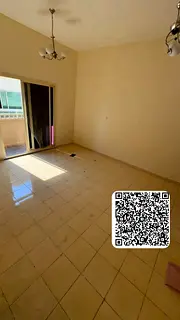 For annual rent in Ajman ♨️ One bedroom, living room, 2 bathrooms, and balcony Located in Al Nua
