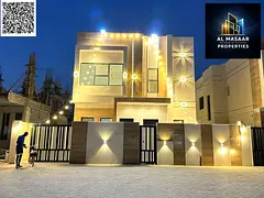 Modern villa for sale, including registration and ownership fees, negotiable price. 25-year warranty