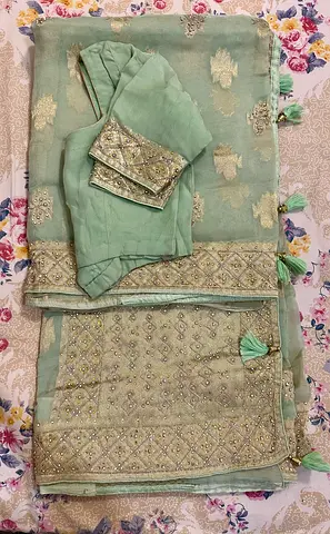 Brand New Saree - with Stiched Blouse