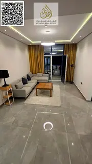 One-bedroom apartment with living room, 2 bathrooms, and a balcony | First occupancy and one of the