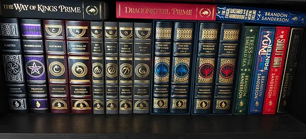 Cosmere Leatherbound Deluxe Editions Signed and Numbered