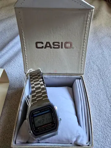 Casio Digital Watch with Stainless Steel Band