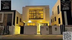 Luxury villa for sale in Al Yasmin, Ajman. Elegant design and prime location in Ajman. Modern design