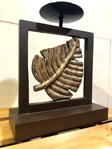 Stylish Leaf Decorative Candle Holder
