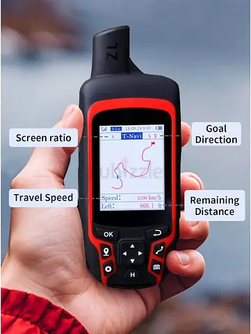 A6 Handheld GPS for Hiking, Multi-GNSS Support, Lightweight Rugged GPS