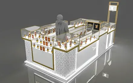 Luxury perfume kiosk