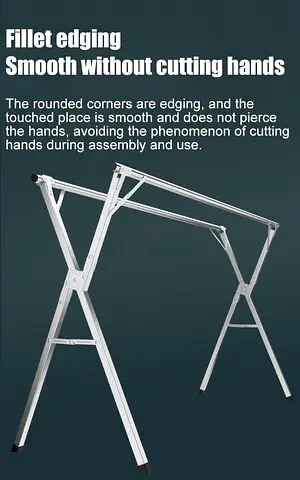 Portable steel Folding Clothes Drying Rack