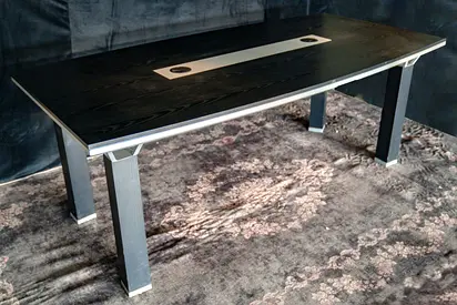 Modern Office / Study Table with Cable Management