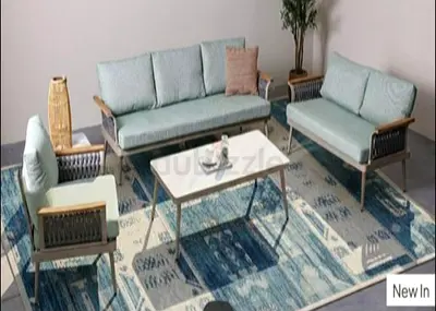 Comfortable Thalia 3-Seater Sofa Set with Chic Coffee Table