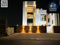 Own your dream villa in the heart of Ajman: two floors, a rooftop, and a swimming pool, next to amen
