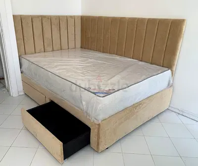 Premium high Quality 160*200 queen size Bed with two drawers