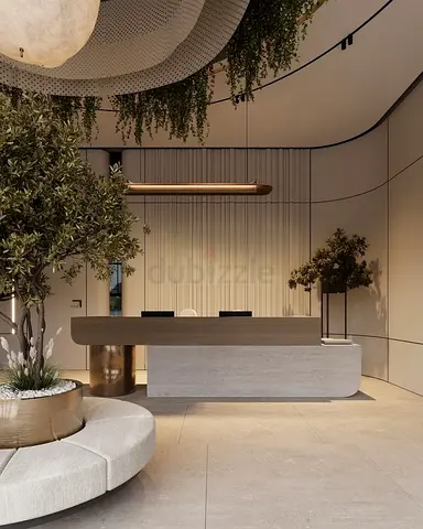 Luxury hotel reception