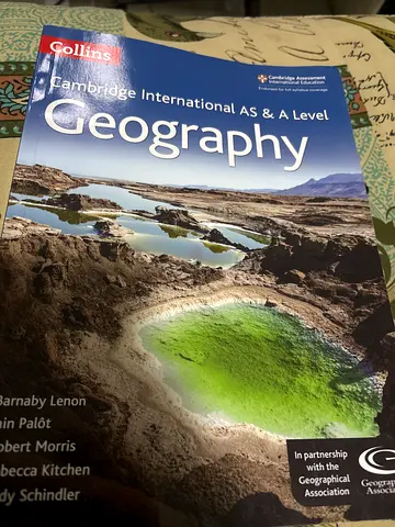 As and A level geography textbook