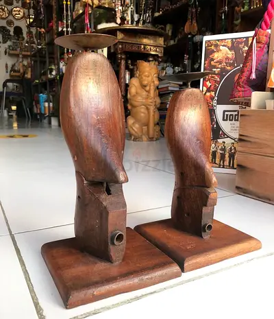 Unique Handcrafted Wooden Candle Holders