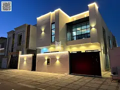 Luxury villa for sale in Al Yasmin – Ajman Prime corner location in a prestigious and quiet area