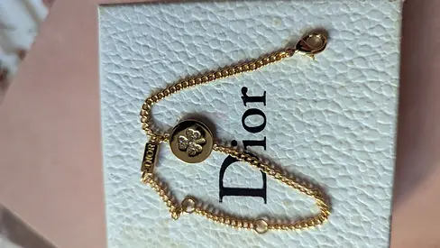 Dior Gold Bracelet with Elegant Design