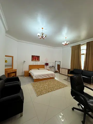 Master bedroom fully furnished in a villa