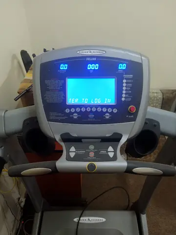 Vision Fitness T9250 Deluxe Folding Treadmill - Excellent Condition with Incline - Ajman