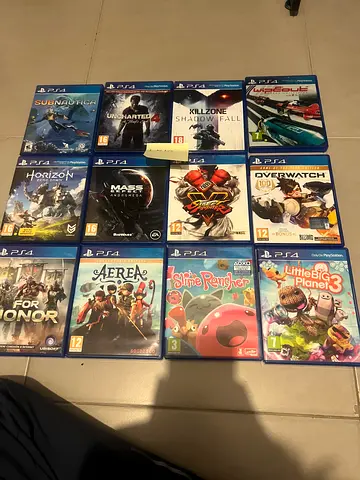 Collection of PlayStation 4 Video Games